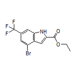 4-溴-6-(三氟甲基)-1H-吲哚-2-甲酸乙酯