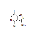 4-氯-7-碘异噁唑并[4,5-c]吡啶-3-胺
