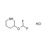 3-(二氟甲氧基)哌啶盐酸盐