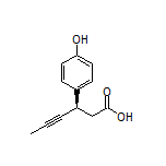 (R)-3-(4-羟基苯基)-4-己炔酸