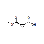 (1R,2R)-2-(甲氧基羰基)环丙烷甲酸