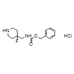 N-Cbz-1-(4-氟-4-哌啶基)甲胺盐酸盐