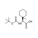 (S)-2-(Boc-氨基)-2-(1-甲基环己基)乙酸
