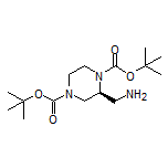 (S)-(1,4-二-Boc-2-哌嗪基)甲胺