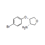 (3S,4S)-4-(4-溴苯氧基)四氢呋喃-3-胺