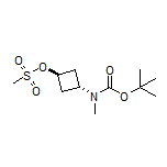 甲磺酸[反式-3-[Boc-(甲基)氨基]环丁基]酯