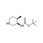 (3R,4R)-N-Boc-4-甲基哌啶-3-胺