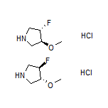 反式-3-氟-4-甲氧基吡咯烷盐酸盐