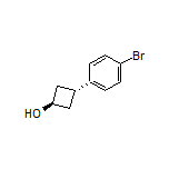 反式-3-(4-溴苯基)环丁醇