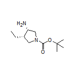 (3S,4S)-1-Boc-4-乙基吡咯烷-3-胺