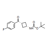 [顺式-3-(Boc-氨基)环丁基](4-氟苯基)甲酮