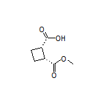 (1S,2R)-2-(甲氧基羰基)环丁烷甲酸