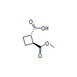 (1S,2S)-2-(甲氧基羰基)环丁烷甲酸