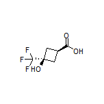顺式-3-羟基-3-(三氟甲基)环丁烷甲酸