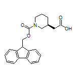 (S)-2-(1-Fmoc-3-哌啶基)乙酸
