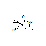 (3S,5R)-3-环丙基-5-甲基-2-氧代吡咯烷-3-甲腈