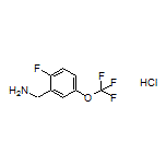 [2-氟-5-(三氟甲氧基)苯基]甲胺盐酸盐
