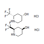 顺式-2-(三氟甲基)哌啶-4-醇盐酸盐