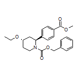 4-[(2S,4S)-1-Cbz-4-乙氧基-2-哌啶基]苯甲酸甲酯