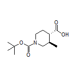 (3R,4S)-1-Boc-3-甲基哌啶-4-甲酸