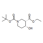 (3S,4R)-1-Boc-4-羟基哌啶-3-甲酸乙酯