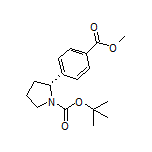 (R)-4-(1-Boc-2-吡咯烷基)苯甲酸甲酯