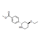 4-[(2S,4S)-4-乙氧基-2-哌啶基]苯甲酸甲酯