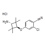 4-(反式-3-氨基-2,2,4,4-四甲基环丁氧基)-2-氯苯腈盐酸盐