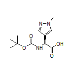 (S)-2-(Boc-氨基)-2-(1-甲基-4-吡唑基)乙酸