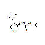(3R,4S)-3-(Boc-氨基)-4-(三氟甲基)吡咯烷