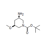 (3R,5S)-1-Boc-3-氨基-5-甲氧基哌啶