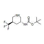 (3R,5R)-3-(Boc-氨基)-5-(三氟甲基)哌啶