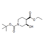 (3R,4R)-1-Boc-3-羟基哌啶-4-甲酸乙酯