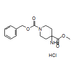 1-Cbz-4-氨基哌啶-4-甲酸甲酯盐酸盐