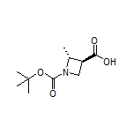 (2R,3S)-1-Boc-2-甲基氮杂环丁烷-3-甲酸