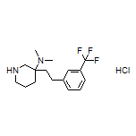N,N-二甲基-3-[3-(三氟甲基)苯乙基]哌啶-3-胺盐酸盐