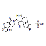 (1R,9S)-1-氨基-9-乙基-5-氟-9-羟基-4-甲基-2,3,12,15-四氢苯并[de]吡喃并[3’,4’:6,7]吲嗪并[1,2-b]喹啉-10,13(1H,9H)-二酮甲磺酸盐
