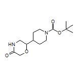 6-(1-Boc-4-哌啶基)吗啉-3-酮