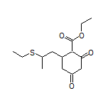 2-[2-(乙基硫基)丙基]-4,6-二氧代环己烷甲酸乙酯