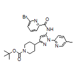 6-溴-N-(3-(1-Boc-4-哌啶基)-1-(5-甲基-2-吡啶基)-5-吡唑基)吡啶-2-甲酰胺