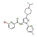 6-溴-N-[3-(1-异丙基-4-哌啶基)-1-(5-甲基-2-吡啶基)-5-吡唑基]吡啶-2-甲酰胺