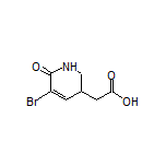 2-(5-溴-6-氧代-1,2,3,6-四氢-3-吡啶基)乙酸