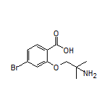 2-(2-氨基-2-甲基丙氧基)-4-溴苯甲酸