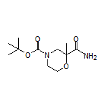 4-Boc-2-甲基吗啉-2-甲酰胺