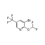 3-溴-2-(二氟甲氧基)-5-(三氟甲基)吡啶