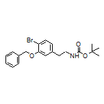 2-[3-(苄氧基)-4-溴苯基]-N-Boc-乙胺