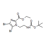 4,5-二溴-1-[2-(Boc-氨基)乙基]-1H-咪唑-2-甲酸乙酯