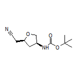 2-[(2S,4S)-4-(Boc-氨基)-2-四氢呋喃基]乙腈