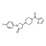4-[4-(呋喃-2-羰基)-1-哌嗪基]-1-(4-碘苯基)吡咯烷-2-酮