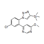 4-[5-氯-2-[4-(三甲基硅基)-1H-1,2,3-三唑-1-基]苯基]-6-甲氧基嘧啶